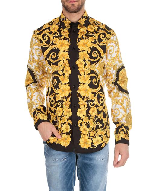 versace gold clothing|versace long sleeve t shirt.